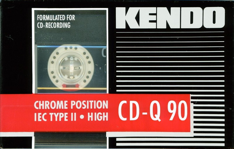 Compact Cassette Kendo CD-Q 90 Type II Chrome 1990 Germany