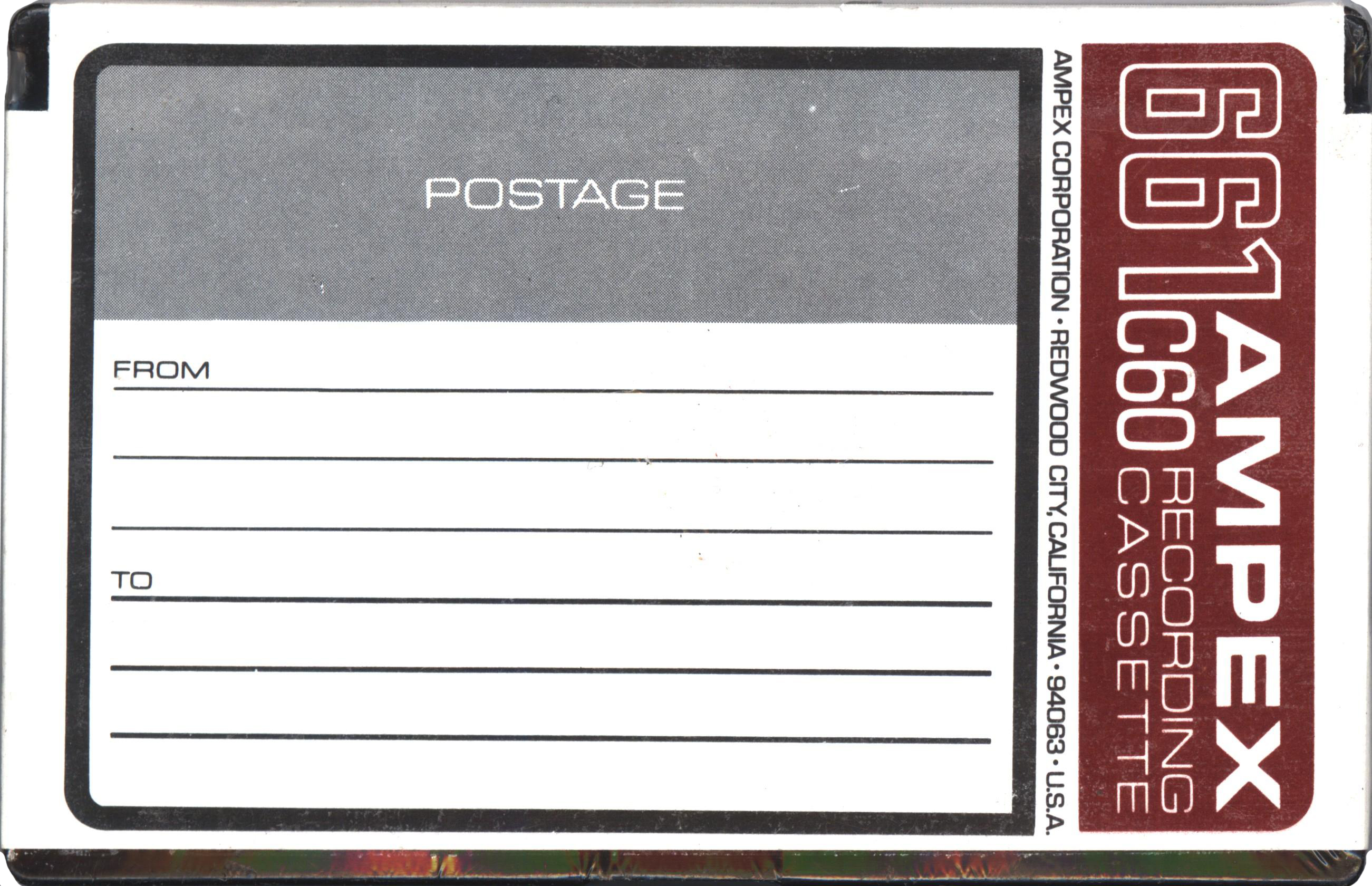 Compact Cassette Ampex 661 60 Type I Normal 1969 USA