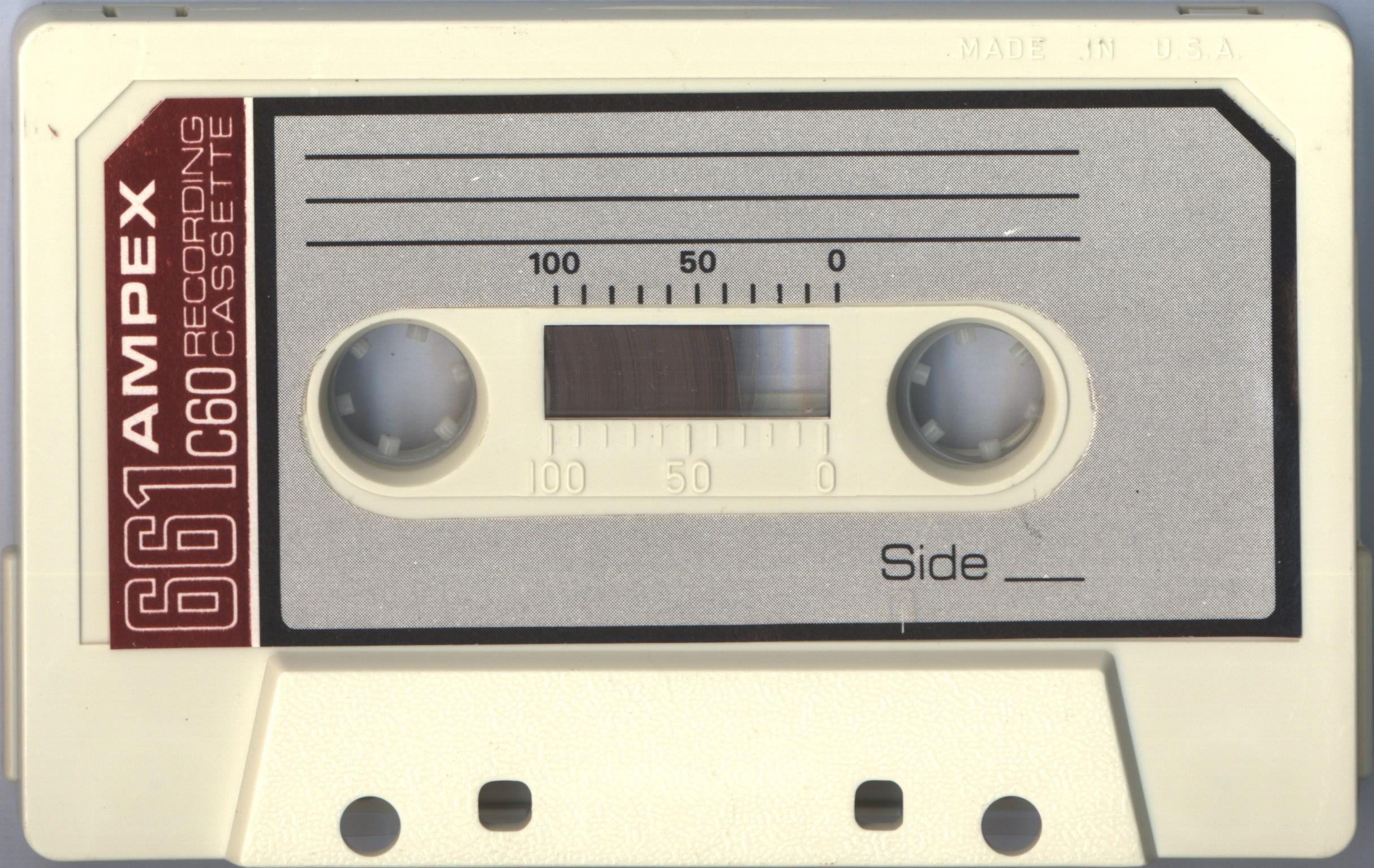 Compact Cassette Ampex 661 60 Type I Normal 1969 USA