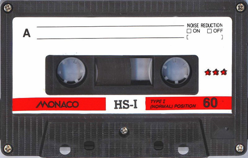 Compact Cassette Monaco HS-I 60 Type I Normal 1988 Europe