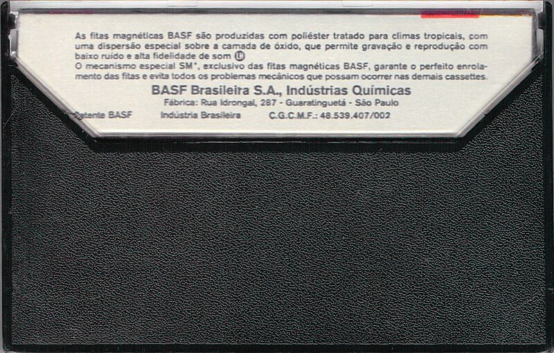 Compact Cassette BASF LH 90 Type I Normal 1971 Brazil