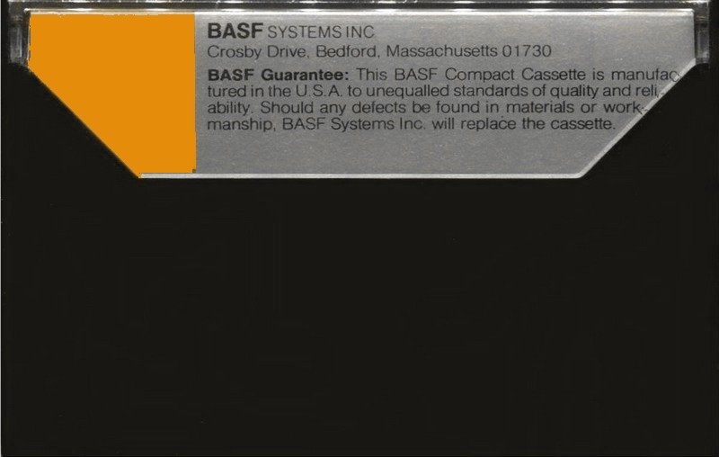 Compact Cassette BASF SK 60 Type I Normal 1971 USA