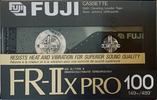 Compact Cassette Fuji FR-IIx Pro 100 Type II Chrome 1989 North America