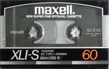 Compact Cassette Maxell XLI-S 60 Type I Normal 1986 USA
