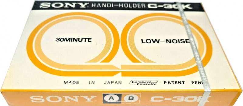 Compact Cassette Sony 30 "Handi-Holder K" Type I Normal 1975 USA