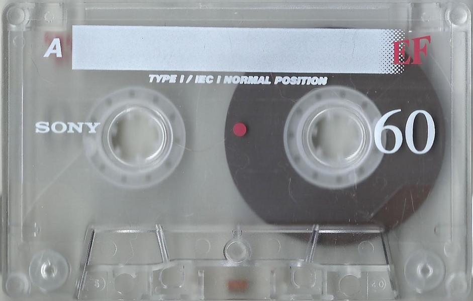 Compact Cassette Sony EF 60 "C-60EFB" Type I Normal 1999 Worldwide