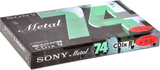 Compact Cassette Sony CDix IV 74 "C-74CDX4D" Type IV Metal 1996 Japan