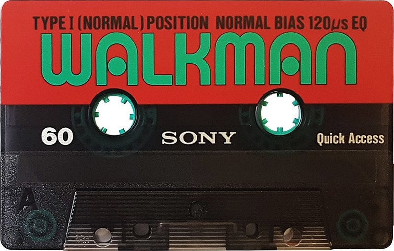 Compact Cassette Sony Walkman 60 Type I Normal 1989 Europe