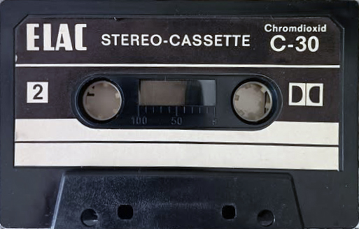 Compact Cassette Elac 30 Type II Chrome 1973 Germany
