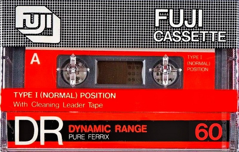 Compact Cassette Fuji DR 60 Type I Normal 1980 Japan