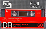Compact Cassette Fuji DR 60 Type I Normal 1980 Japan
