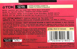 Compact Cassette TDK SD 90 Type II Chrome 1988 North America