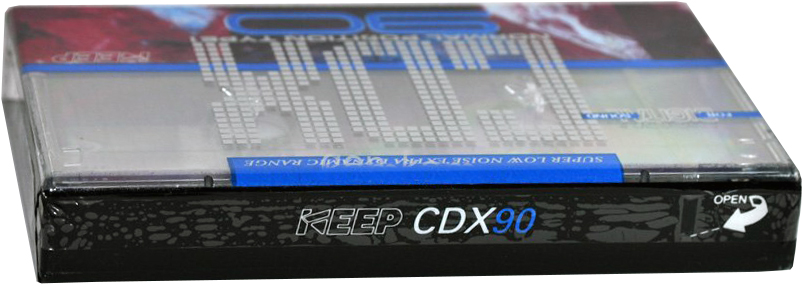 Compact Cassette KEEP CDX 90 Type I Normal 1991 Japan