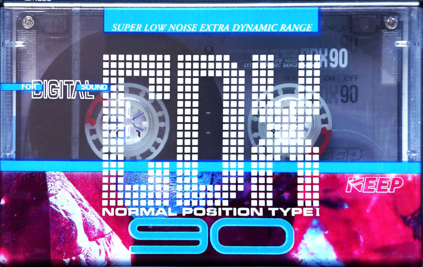 Compact Cassette KEEP CDX 90 Type I Normal 1991 Japan