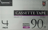 4 pack Hidisc 90 "HDAT90N4P" Type I Normal Japan