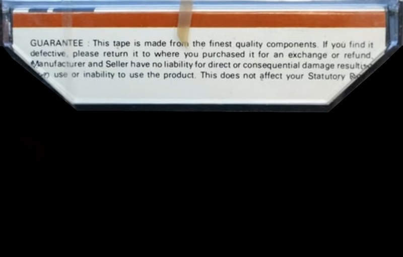 Compact Cassette CLT 90 Type I Normal Hong Kong