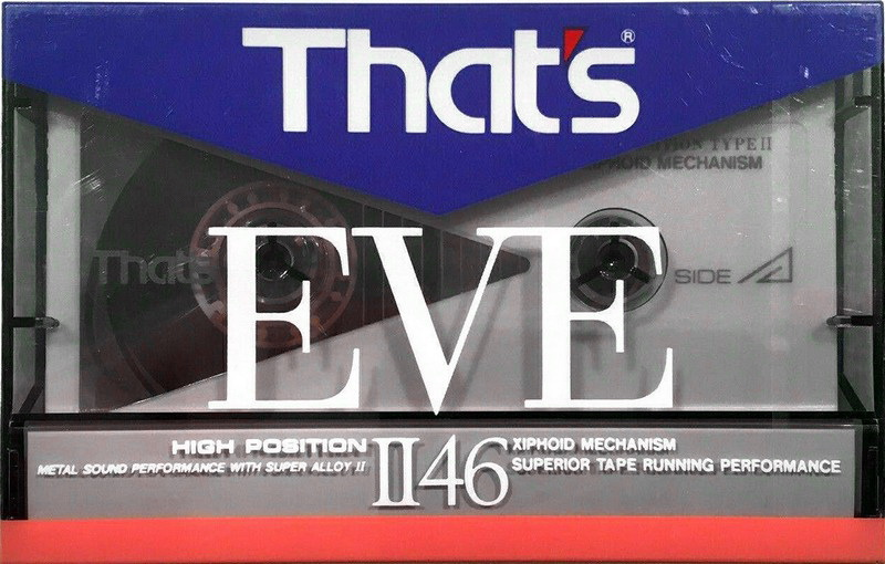 Compact Cassette Thats EVE 46 Type II Chrome 1987 Japan