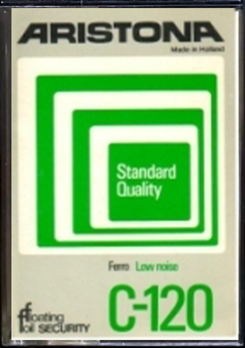 Compact Cassette Aristona Standard Quality 120 Type I Normal 1975 Europe