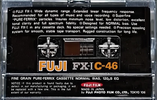 Compact Cassette Fuji FX-I 46 Type I Normal 1977 Europe, North America