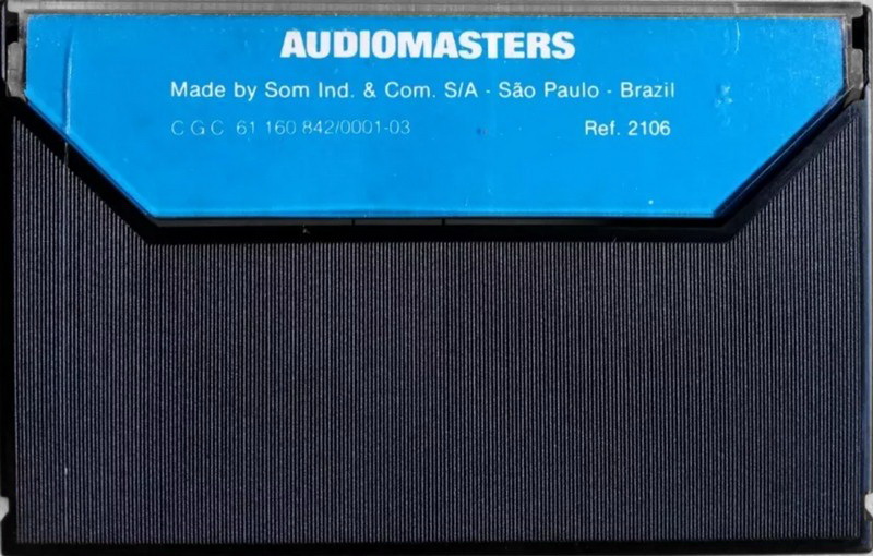 Compact Cassette Audiomasters 60 Type I Normal Brazil