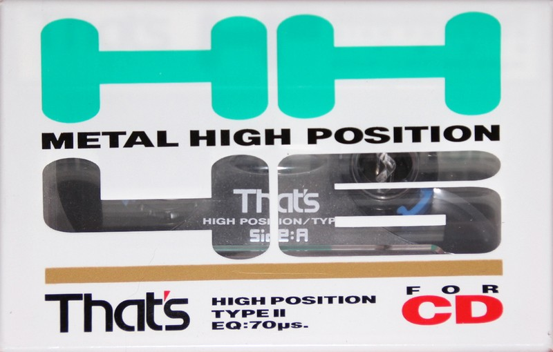 Compact Cassette Thats HH 46 Type II Chrome 1991 Japan