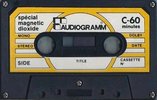 Compact Cassette Audiogramm 60 Type I Normal 1980 France
