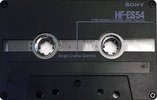 Compact Cassette Sony HF-ES 54 "HF-ES 54A" Type I Normal 1988 Japan