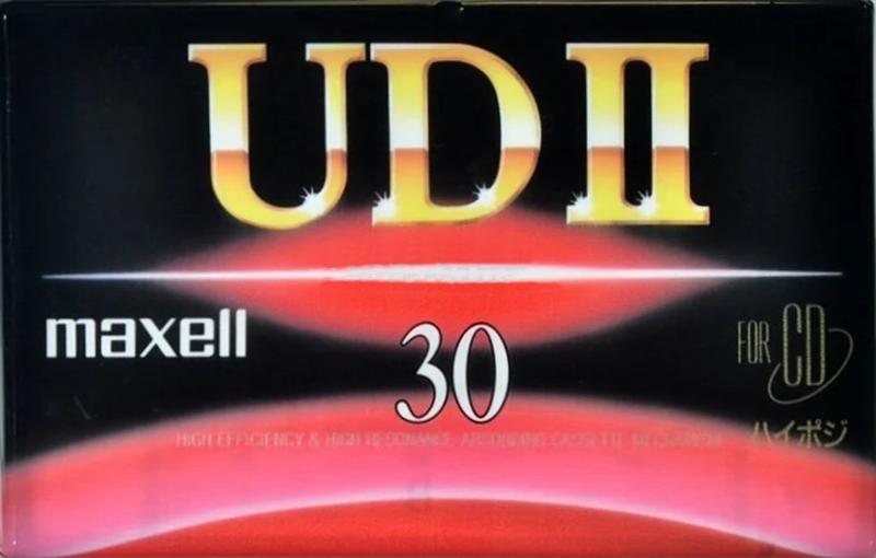 Compact Cassette Maxell UDII / UD2 30 "UD2-30G" Type II Chrome 1994 Japan