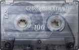Compact Cassette BASF Chrome Extra II 100 Type II Chrome 1993 Europe