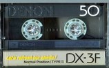 Compact Cassette Denon DX-3F 50 "DX3F50" Type I Normal 1985 Japan