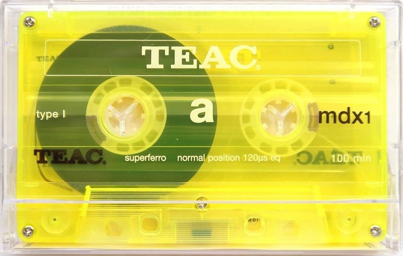 Compact Cassette Teac MDX1 100 Type I Normal Worldwide
