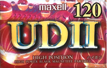 Compact Cassette Maxell UDII / UD2 120 "UD2-120J" Type II Chrome 1995 Japan