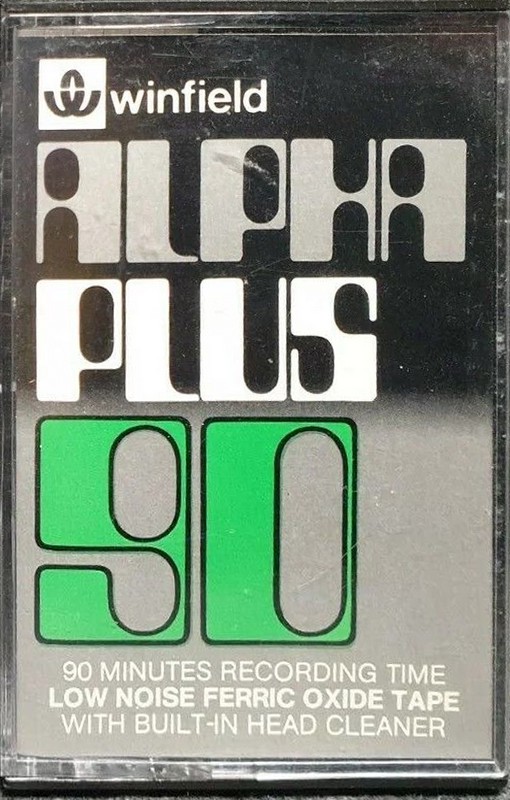 Compact Cassette Winfield Alpha Plus 90 Type I Normal 1978 UK