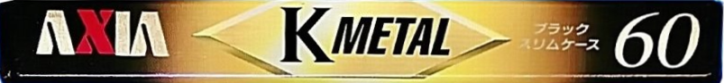 Compact Cassette AXIA K Metal 60 "KMC 60" Type IV Metal 1997 Japan
