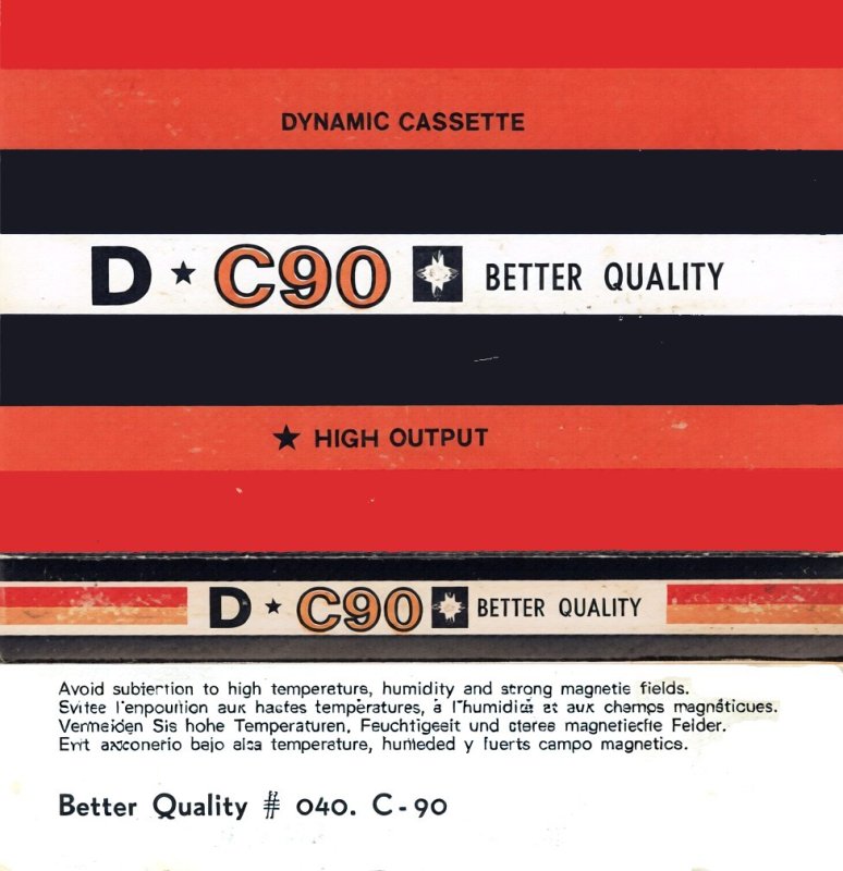 Compact Cassette Better Quality 90 Type I Normal 1971 Europe