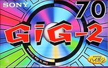 Compact Cassette Sony GIG-2 70 "C-70GIG2" Type II Chrome 1995 Japan