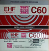 Compact Cassette Tony EHF 60 "by Tony Wong Company (PTE) LTD." Type I Normal 1986 Singapore
