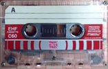 Compact Cassette Tony EHF 60 "by Tony Wong Company (PTE) LTD." Type I Normal 1986 Singapore