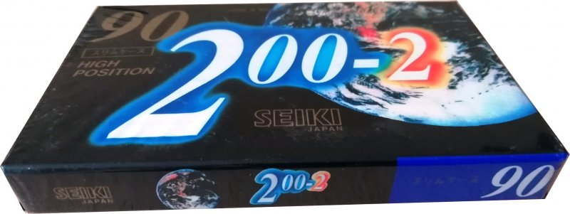 Compact Cassette Seiki 200-2 90 Type II Chrome Japan