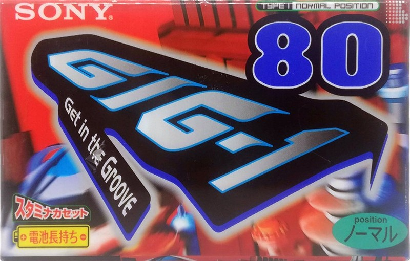Compact Cassette Sony GIG-1 80 "C-80GIG1A" Type I Normal 1996 Japan