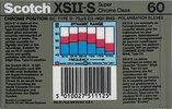 Compact Cassette Scotch XS II-S 60 Type II Chrome 1990 Europe