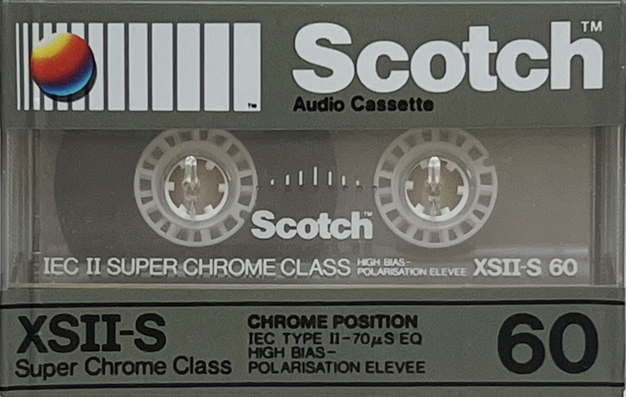 Compact Cassette Scotch XS II-S 60 Type II Chrome 1990 Europe