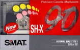 Compact Cassette Smat SH X 90 Type I Normal 1988 South Korea