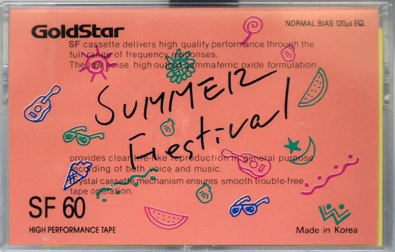Compact Cassette Goldstar Fun 60 "SF Summer Festival" Type I Normal 1992 Europe, USA