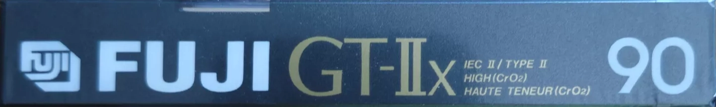Compact Cassette Fuji GT-IIx 90 Type II Chrome 1989 Europe