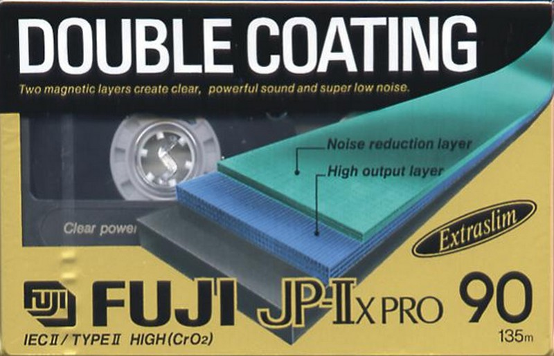 Compact Cassette Fuji JP-IIx Pro 90 Type II Chrome 1992 Europe