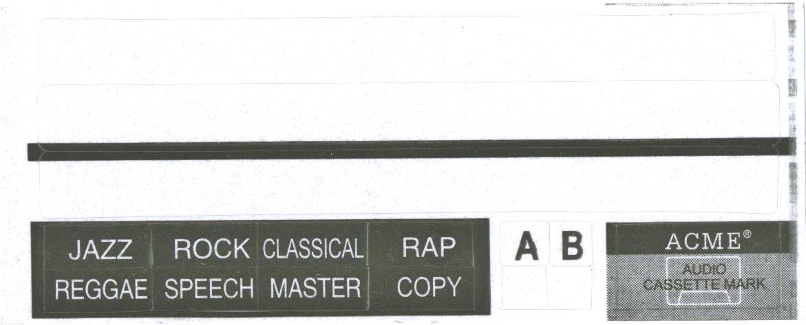 Compact Cassette Acme No. 1 90 "C-90ET" Type I Normal Europe