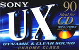 Compact Cassette Sony UX 90 "C-90UXD" Type II Chrome 2000 Europe