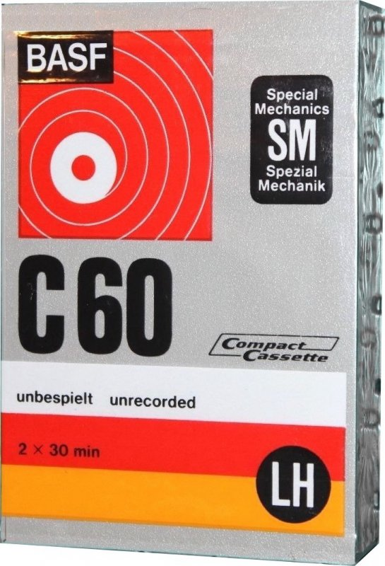 Compact Cassette BASF LH 60 Type I Normal 1971 Europe