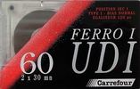 Compact Cassette Carrefour UD I 60 Type I Normal France